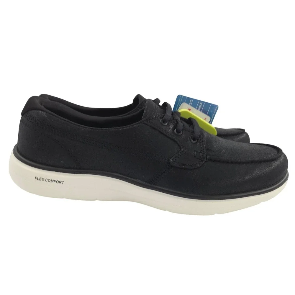 Skechers On-The-Go Flex Radiant-Gleam Boat Shoes Womens 11 Black Casual 138400